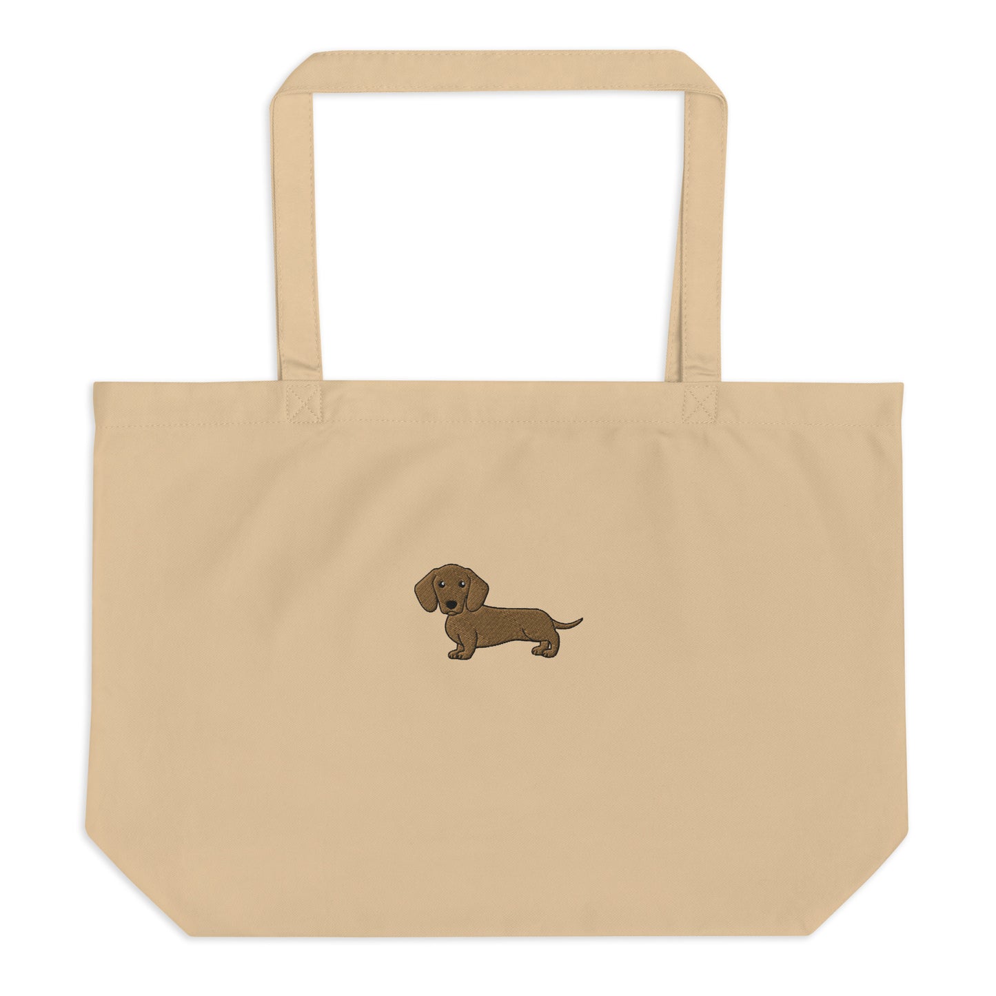 Christopher - Brown - Short Haired Dachshund (Tote Bag)