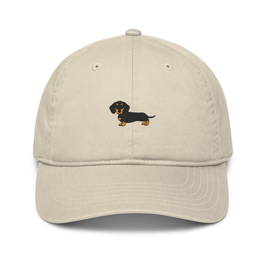 Donald - Black & Tan - Short Haired Dachshund (Hat)