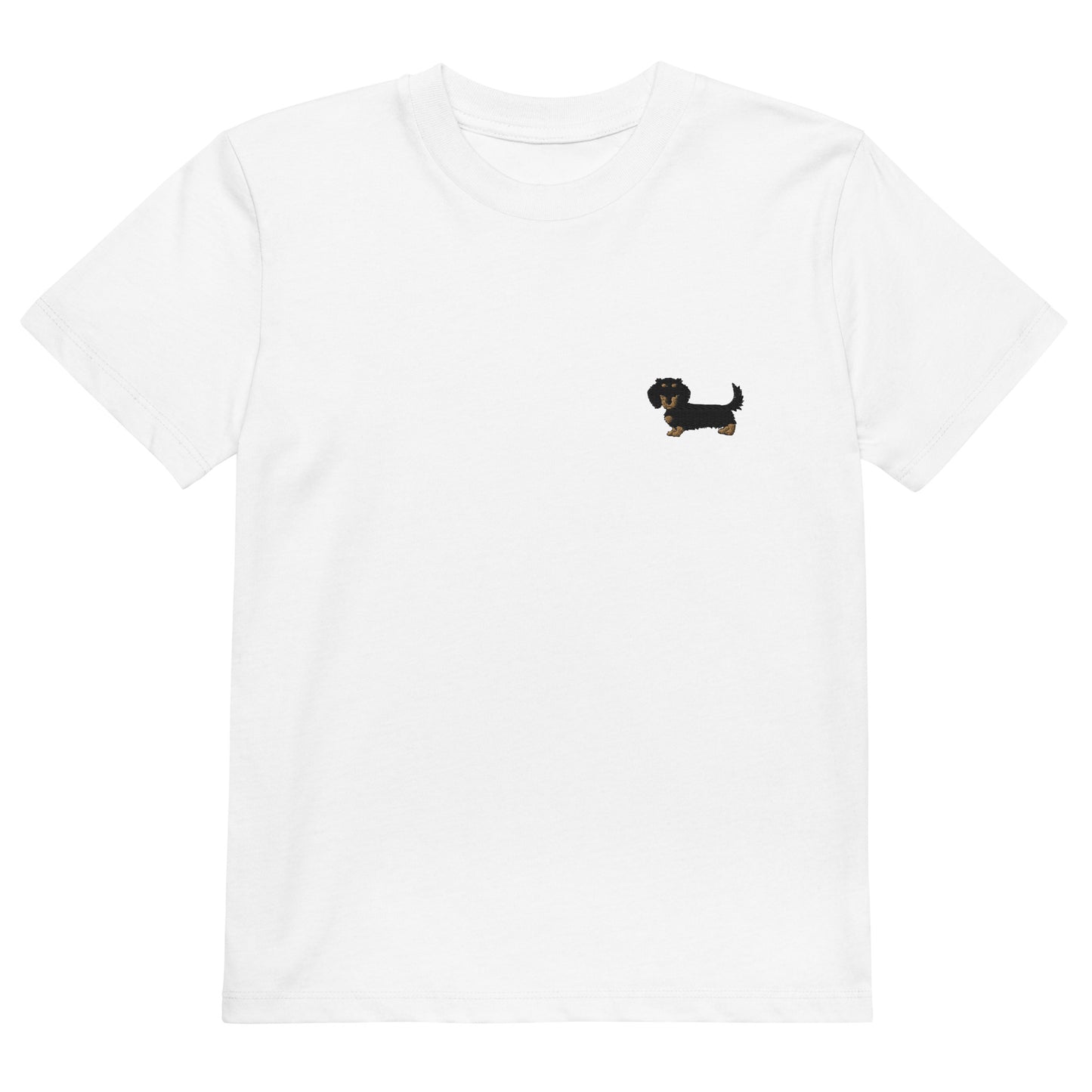 Ellie - Black & Tan - Long Haired Dachshund (Shirt Kids)